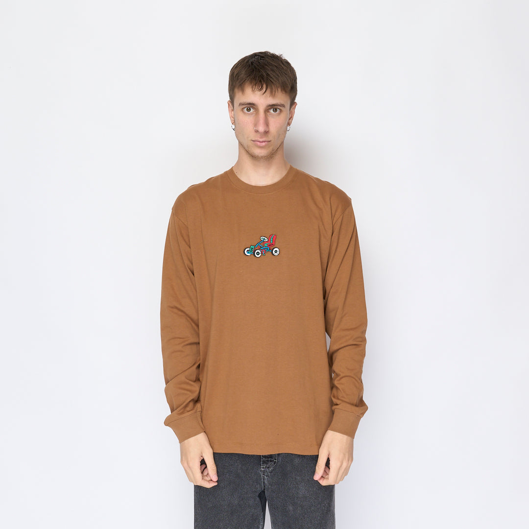 Tired Skateboards - Semi Tired LS Tee (Workwear Brown)