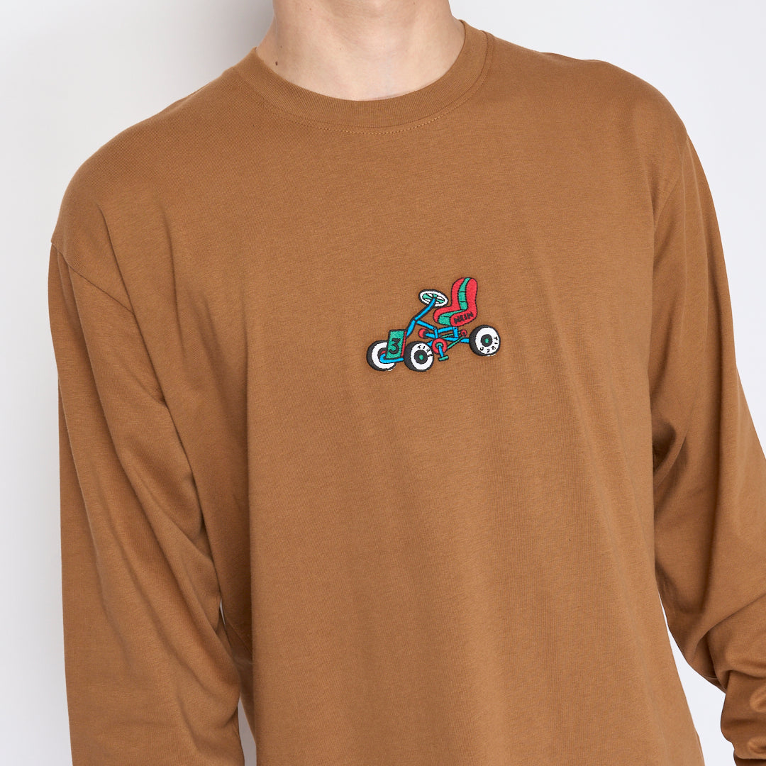 Tired Skateboards - Semi Tired LS Tee (Workwear Brown)