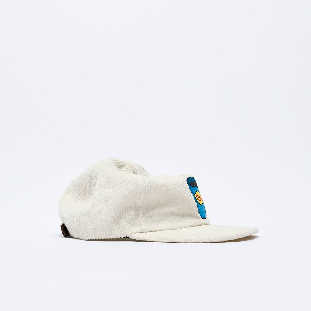 Tired Skateboards - Washed Cord Cap (White)