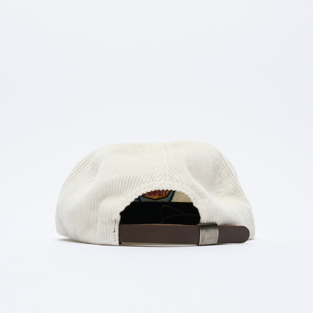 Tired Skateboards - Washed Cord Cap (White)