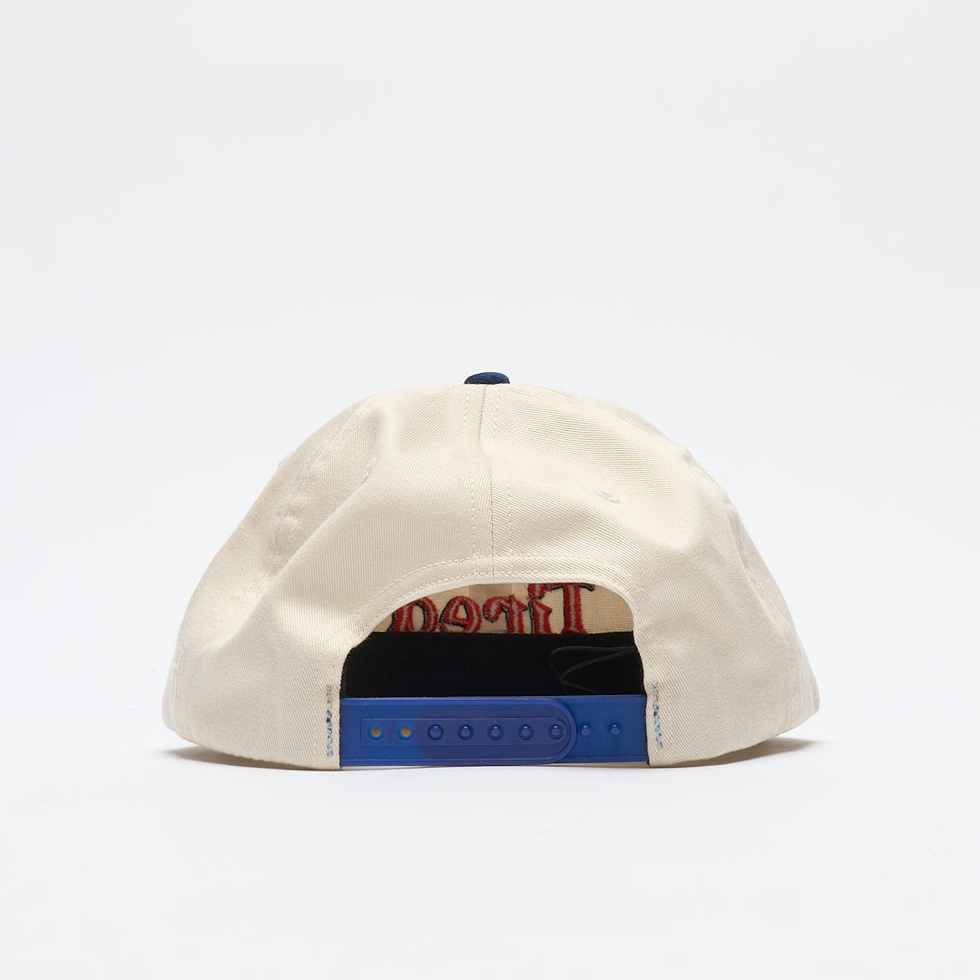 Tired Skateboards - Tired Two Tone Logo Cap (Cream/Dark Blue)