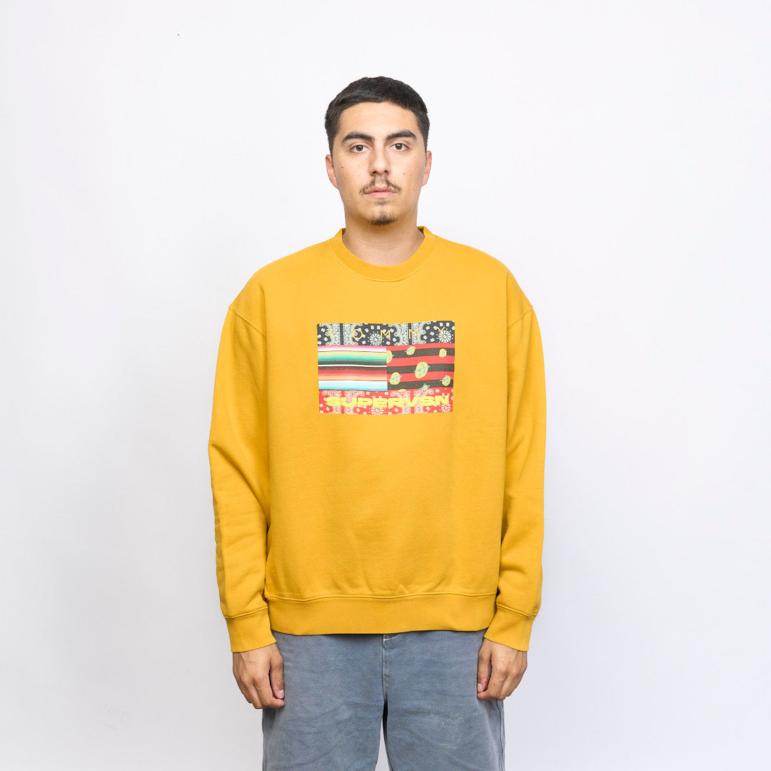 Tommy Jeans x Supervsn - Crewneck Print (Tawny Olive)