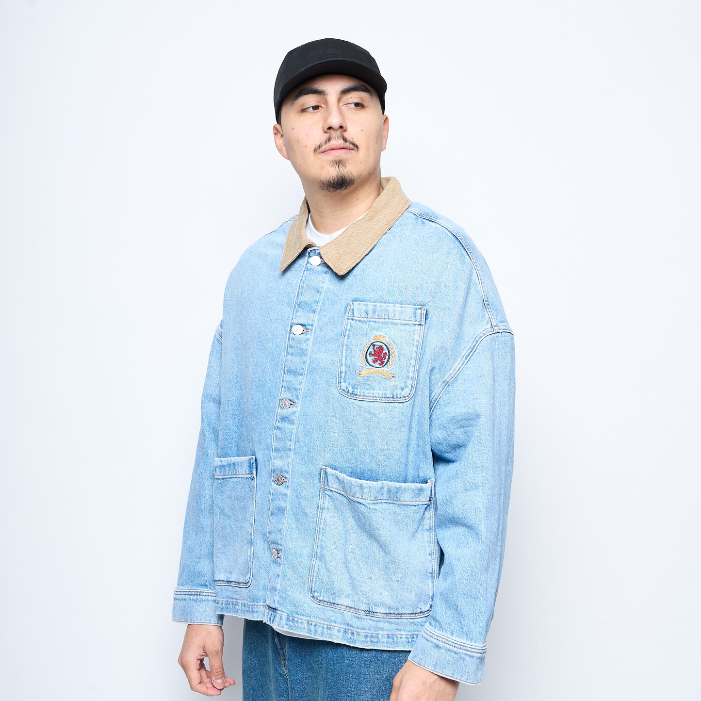 Tommy Jeans - Relaxed Chore Jacket Unisex (Light Blue Denim)
