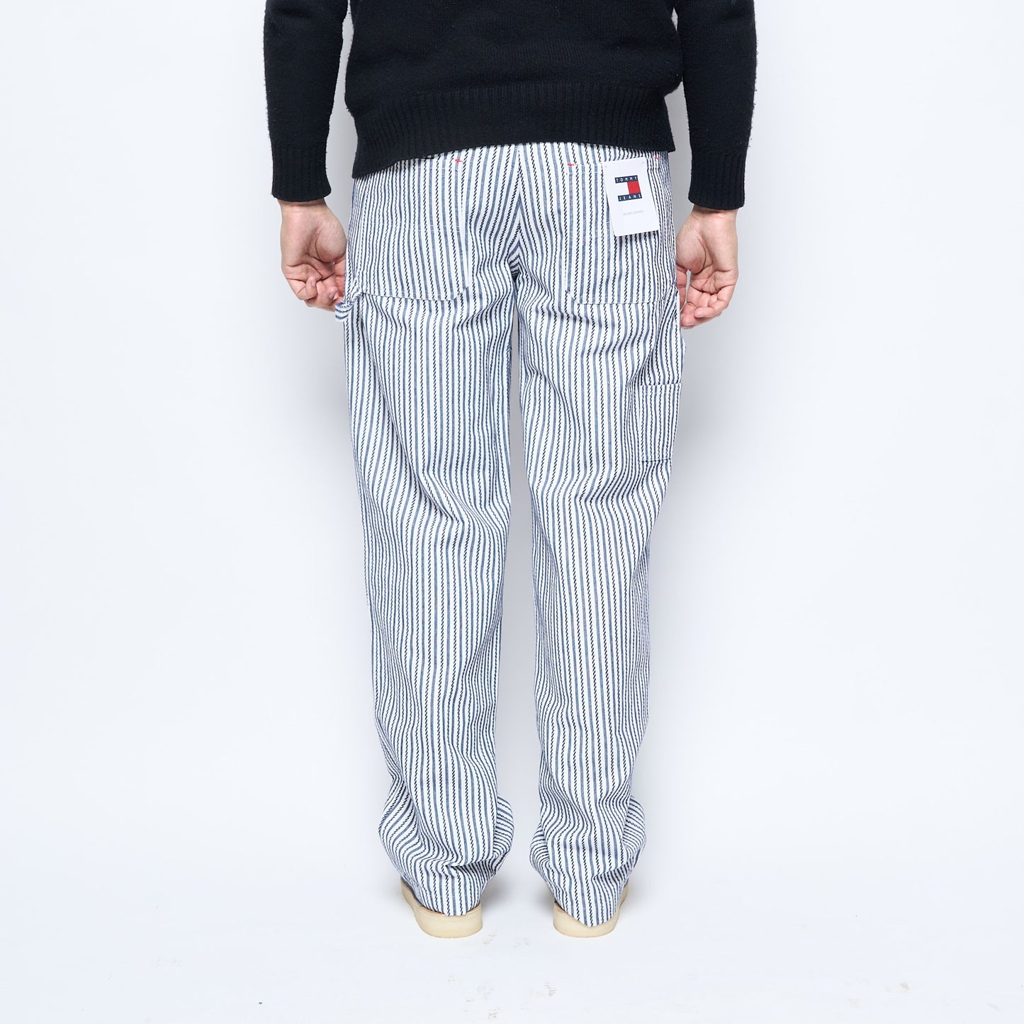 Tommy Jeans Jaimie Carpenter Pant (Dark Night Navy/Ancient White)