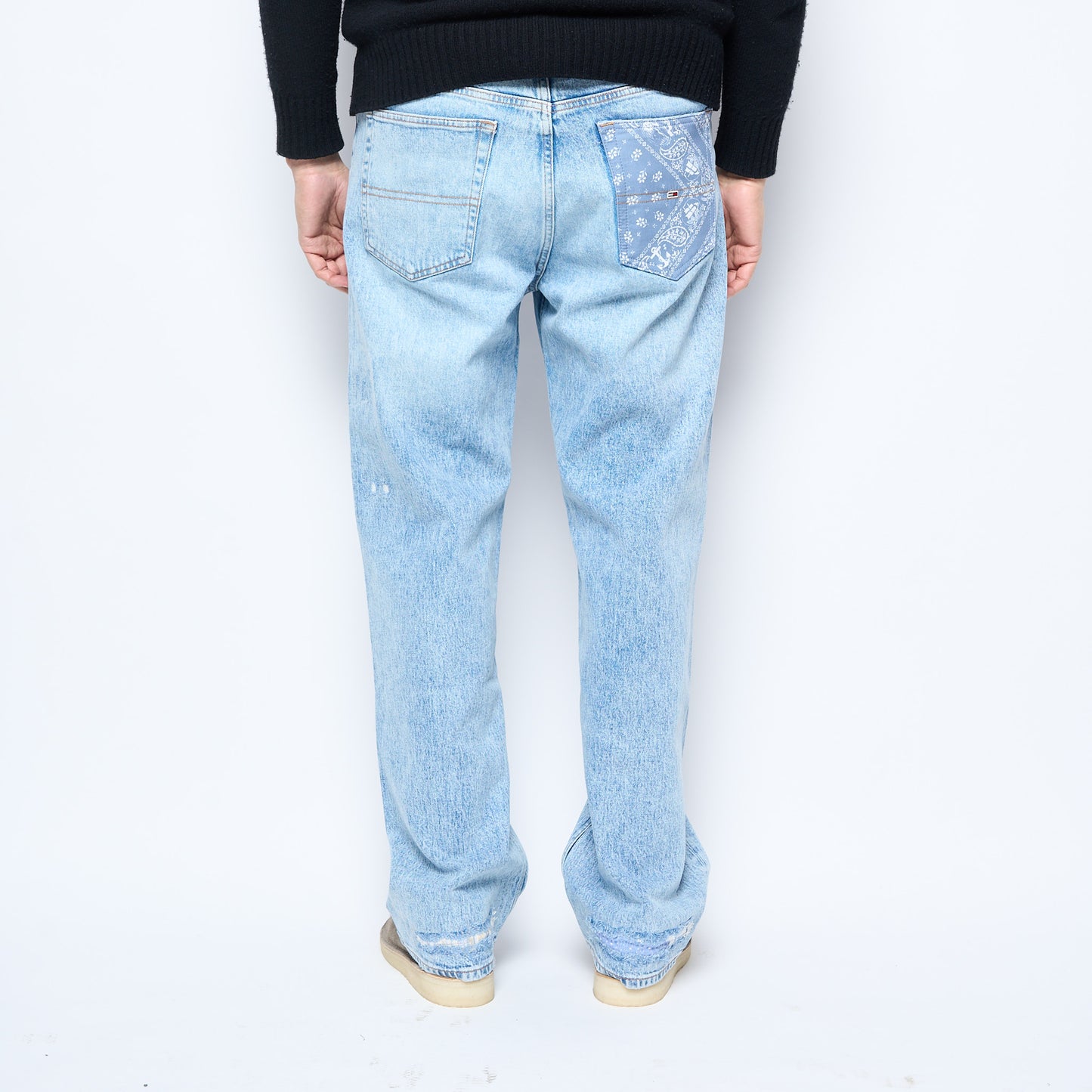 Tommy Jeans Jamie Relaxed Straight Pant (Denim Light)