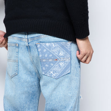 Tommy Jeans Jamie Relaxed Straight Pant (Denim Light)