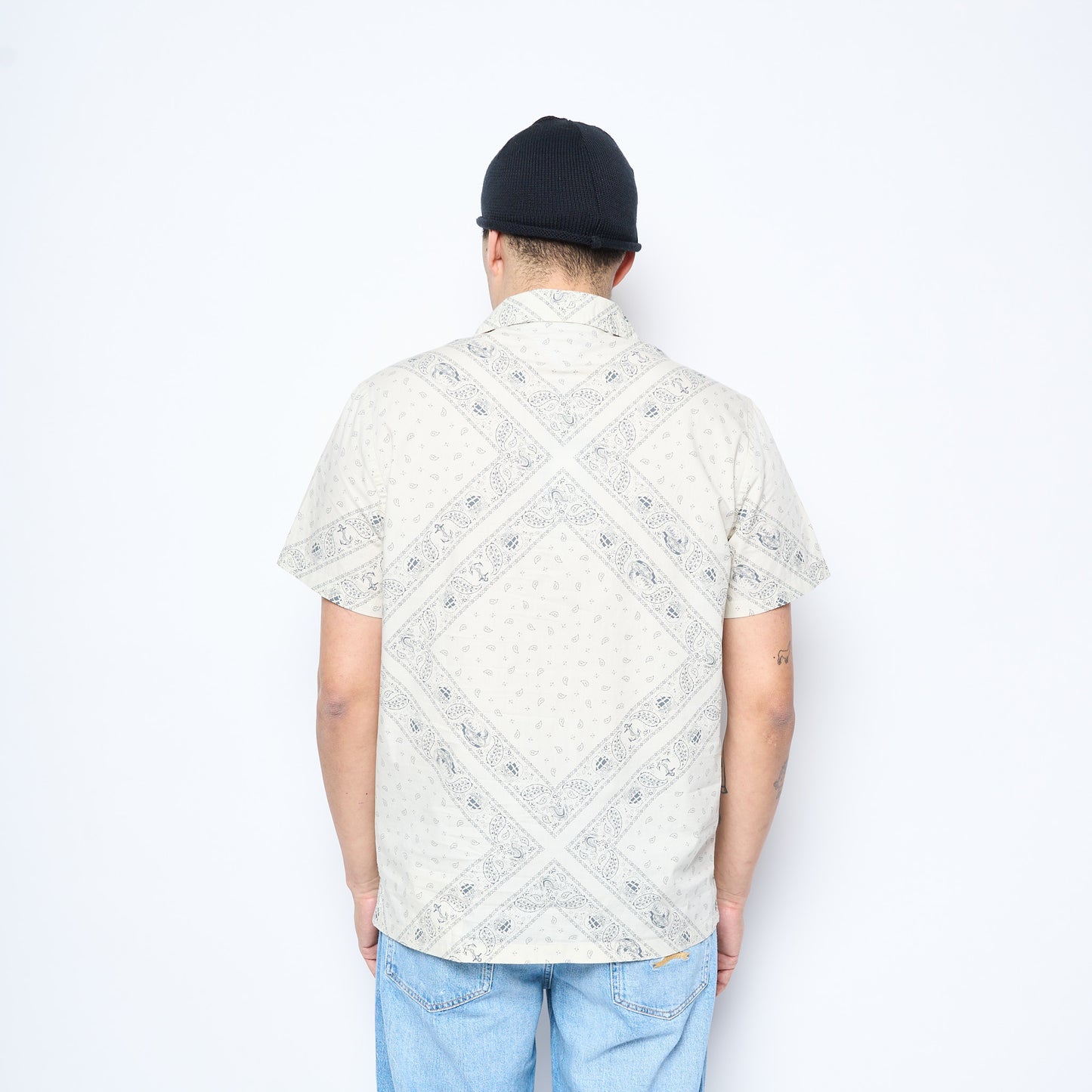 Tommy Jeans TJM Regular AOP SS Shirt (Newsprint Bandana)
