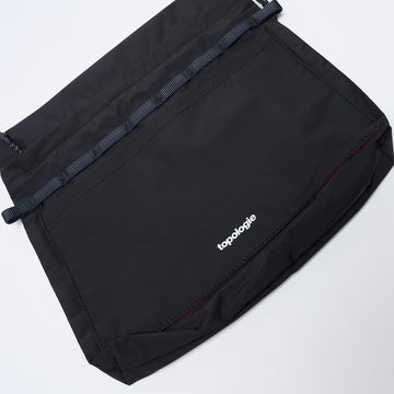 Topologie - Wares Bags Musette Medium (Black Tech Sateen)
