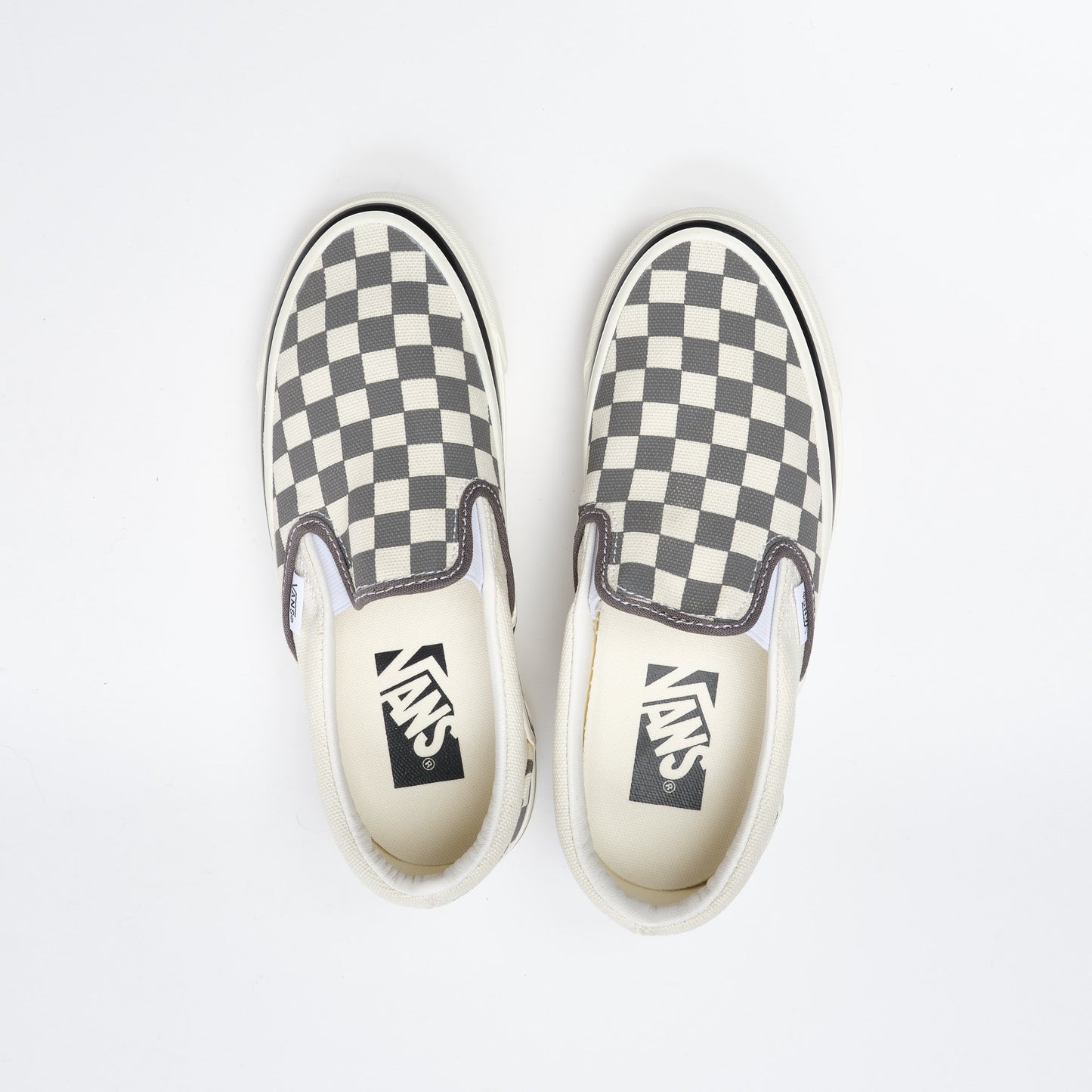 Vans Lx Slip-On Reissue 98 Lx Checkerboard Pewter Gray