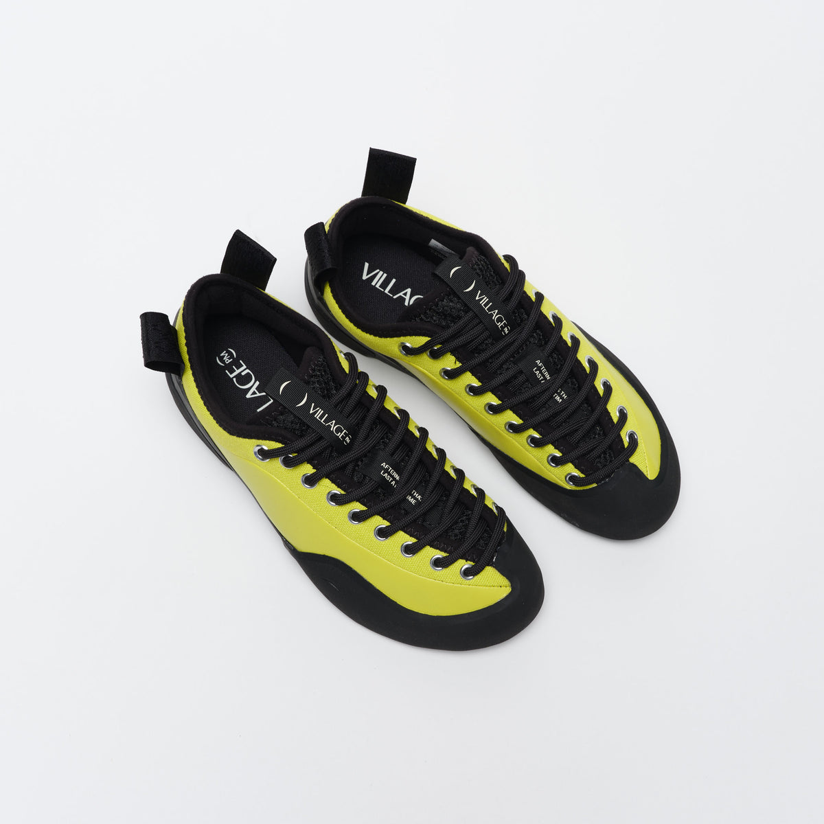 Village PM - 1PM Full grain Leather Lime LTR / Natural Black