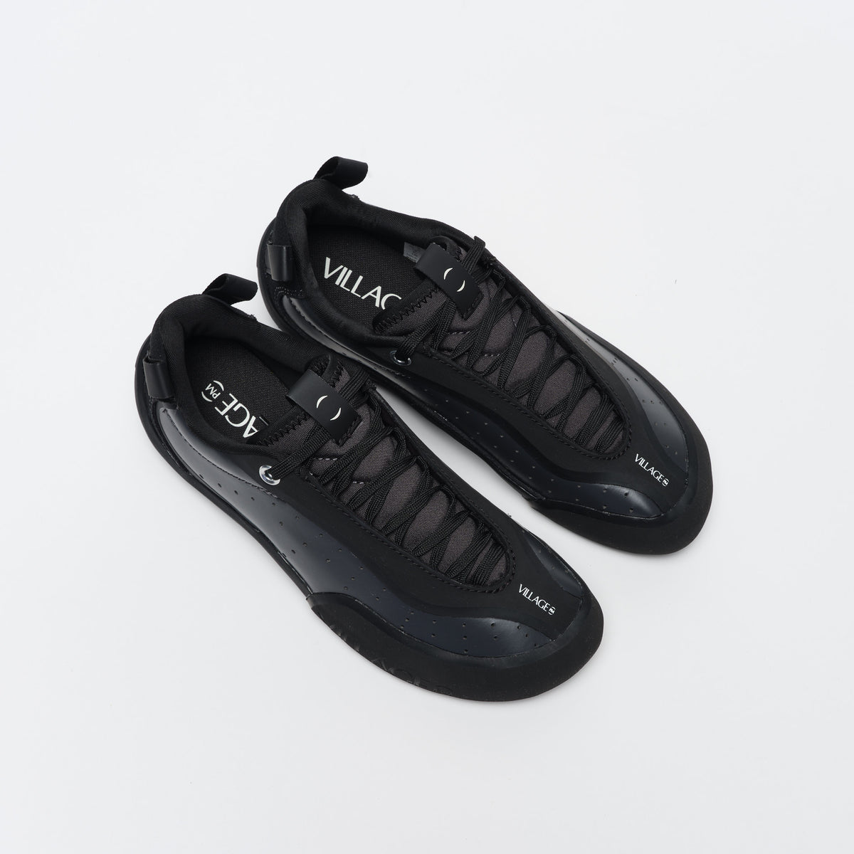 Village PM - 2PM Synthetic Leather Anthracite / Natural Black