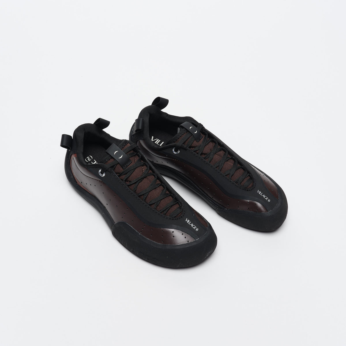 Village PM - 2PM Synthetic Leather Maroon / Natural Black