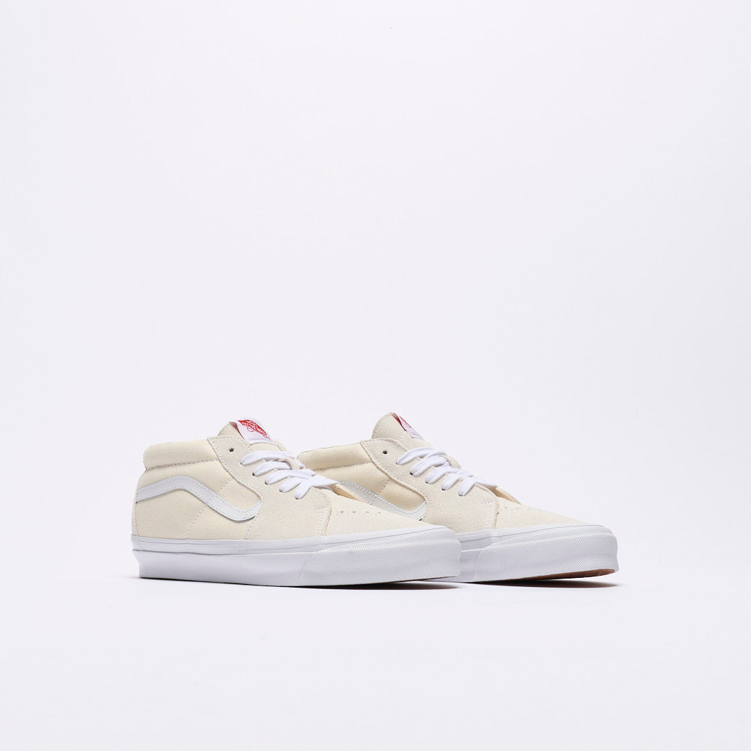 Vans Vault - OG Sk8 Mid Lux (White/White)