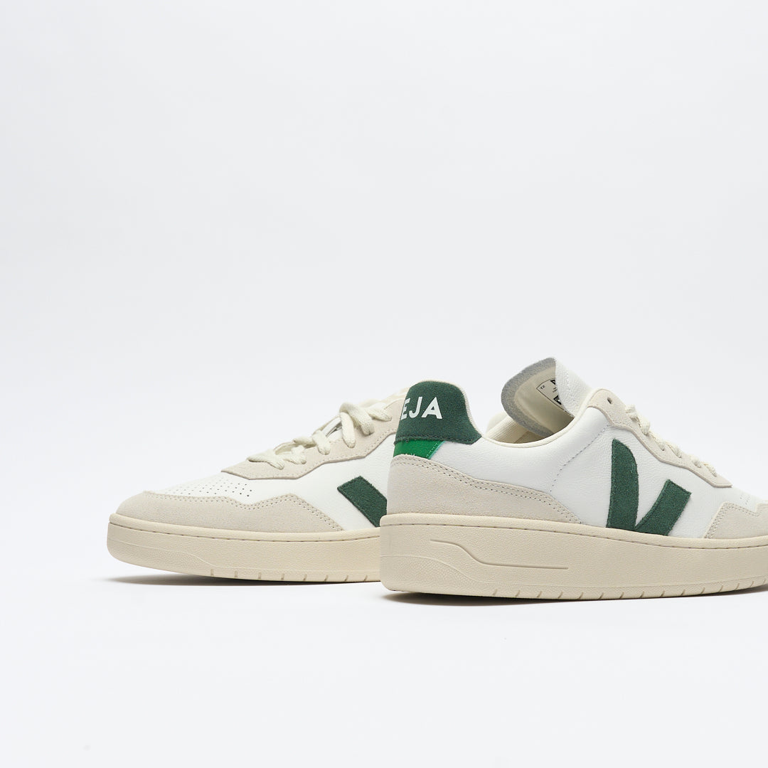 Veja - V-90 Leather (Extra-White/Cyprus)