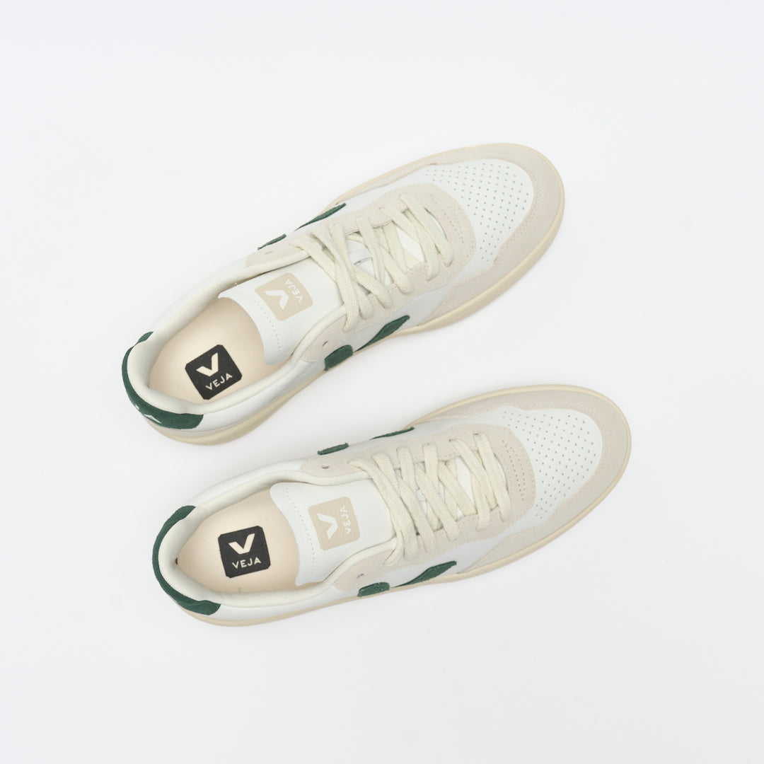 Veja - V-90 Leather (Extra-White/Cyprus)