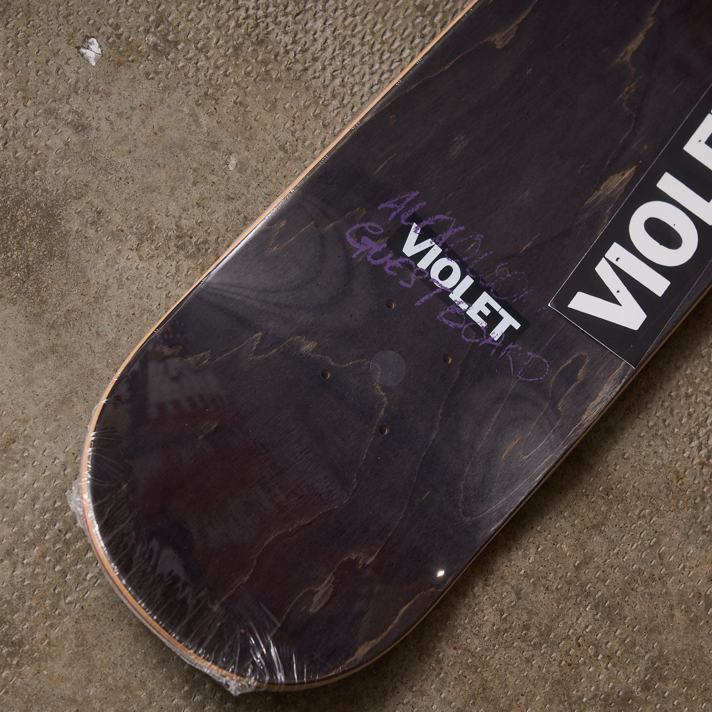 Violet Skateboards - Alex Olson Metal Deck Black 8