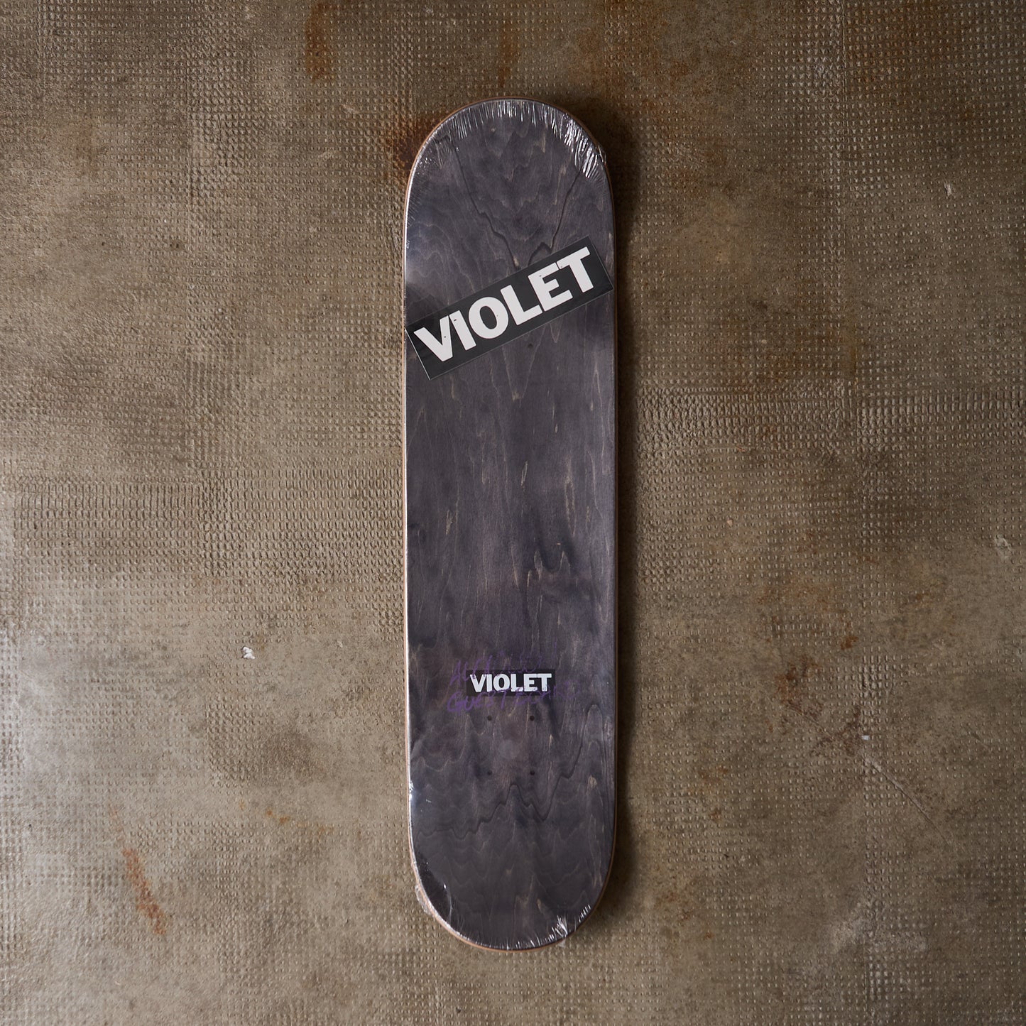 Violet Skateboards - Alex Olson Metal Deck Silver 8.18