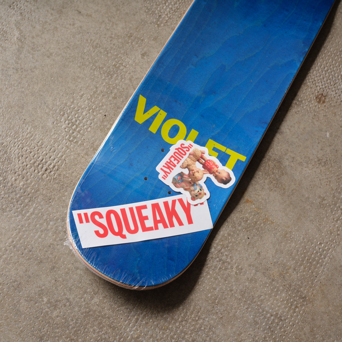 Violet Skateboards - Squeaky Brown Deck 8.25