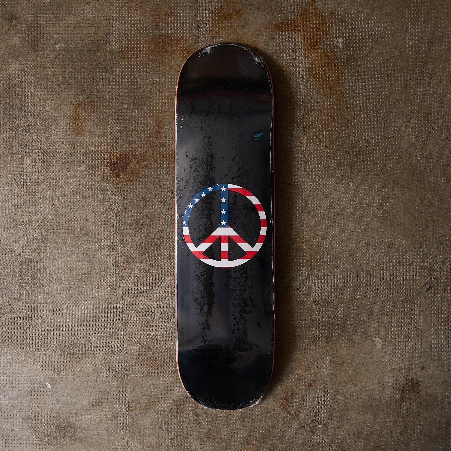 Violet Skateboards - US Peace Deck Black 8.38