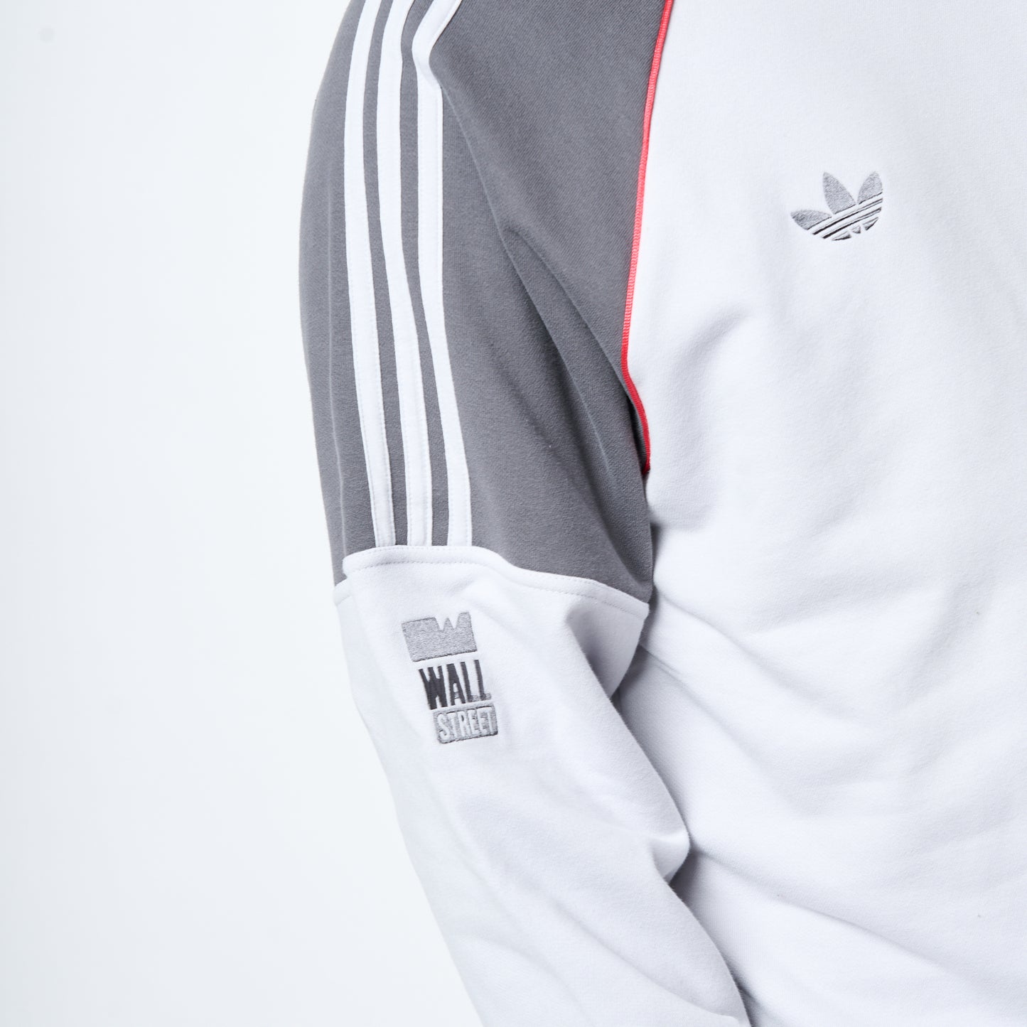 Wallstreet Skateshop x ADIDAS Skateboarding - WS OL Crewneck (Light Solid Grey)