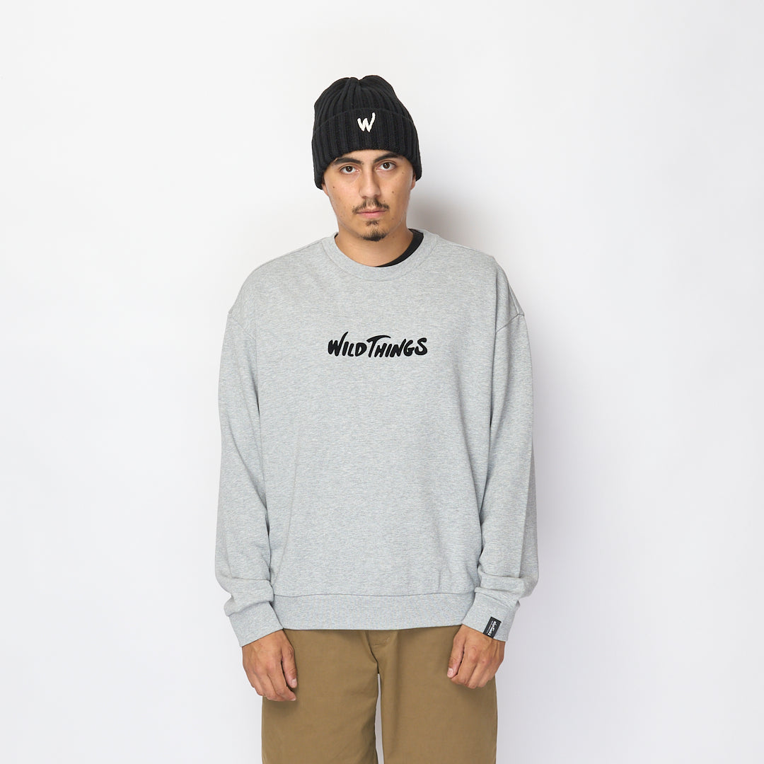 Wild Things Logo Crew Neck (Gray)