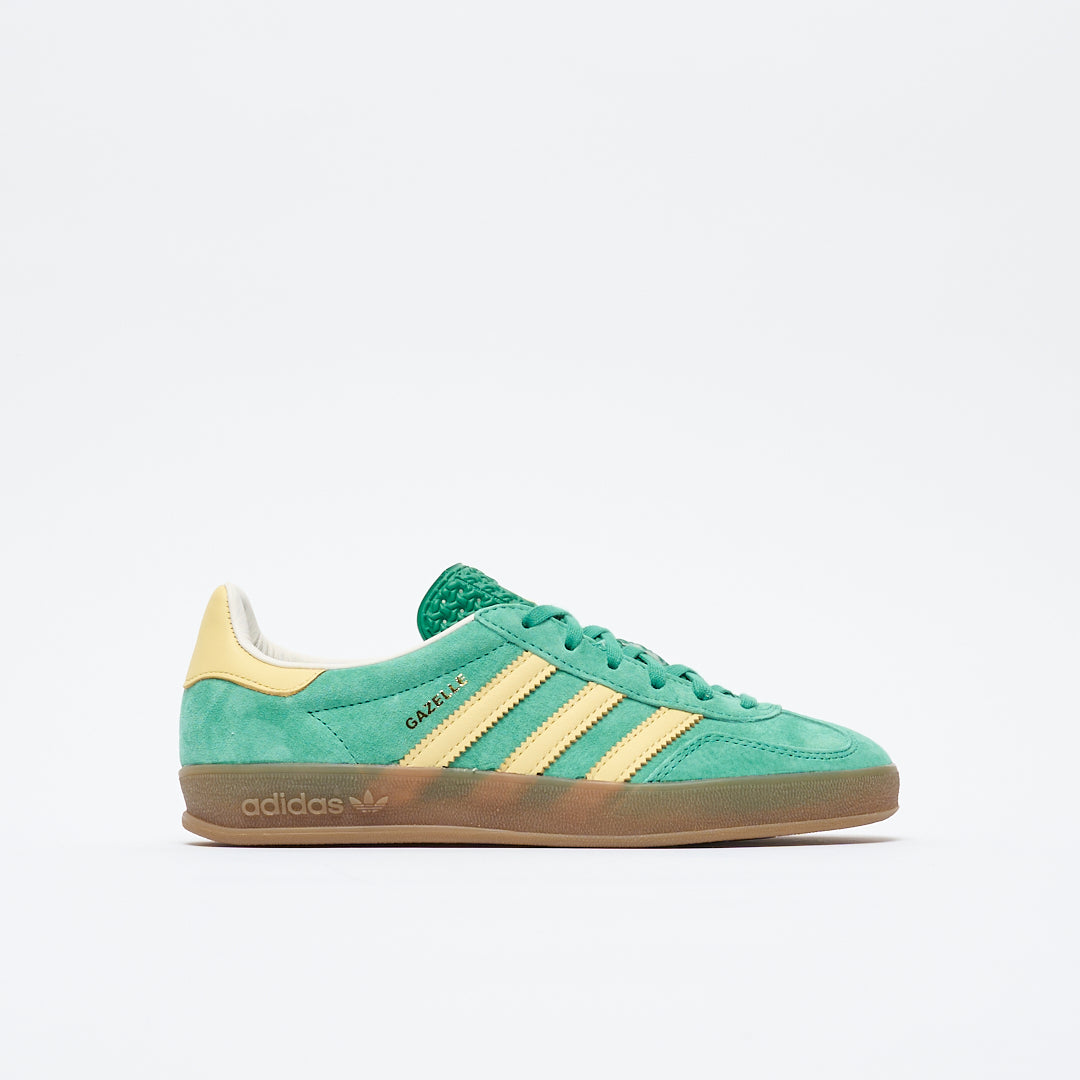 adidas originals - Gazelle Indoor (Semi Court Green/Almost Yellow/Gum)