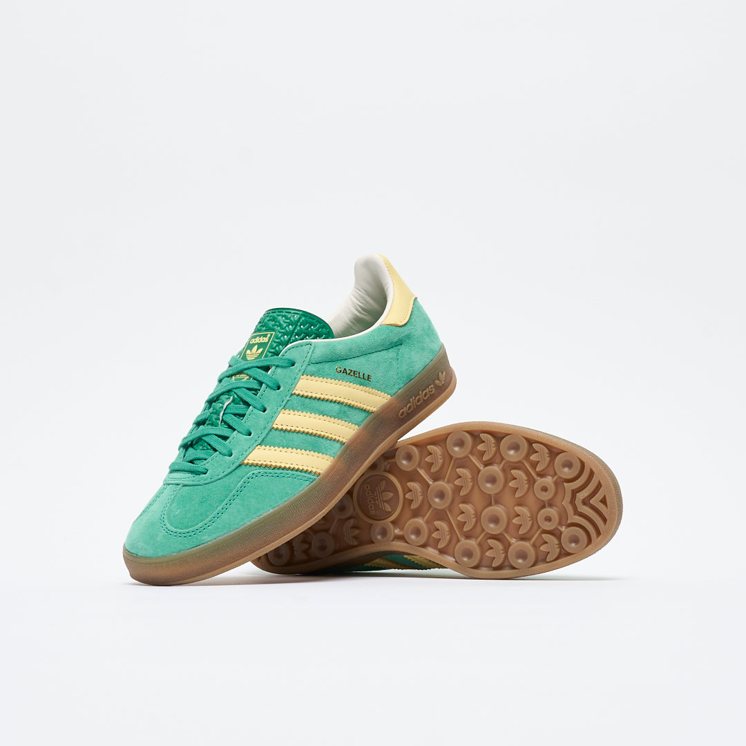 adidas originals - Gazelle Indoor (Semi Court Green/Almost Yellow/Gum)