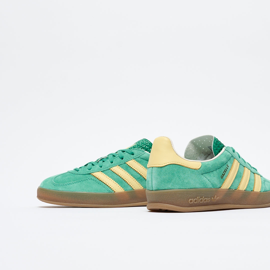 adidas originals - Gazelle Indoor (Semi Court Green/Almost Yellow/Gum)