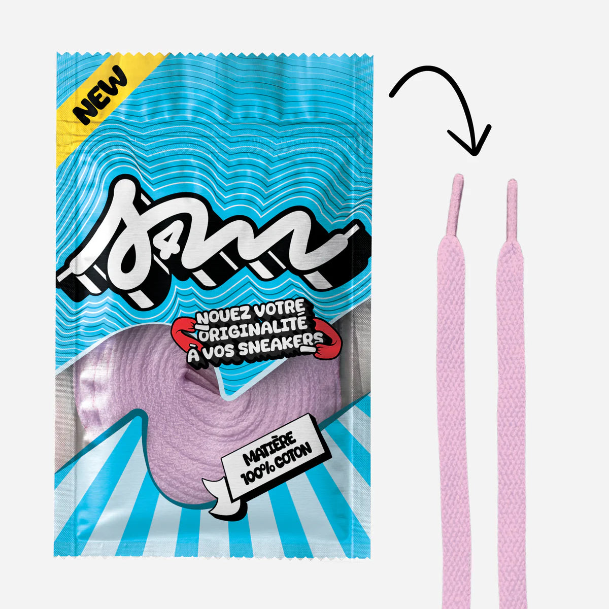 Laces - Sell 4 Me - Classic Uni Lace (Pink)