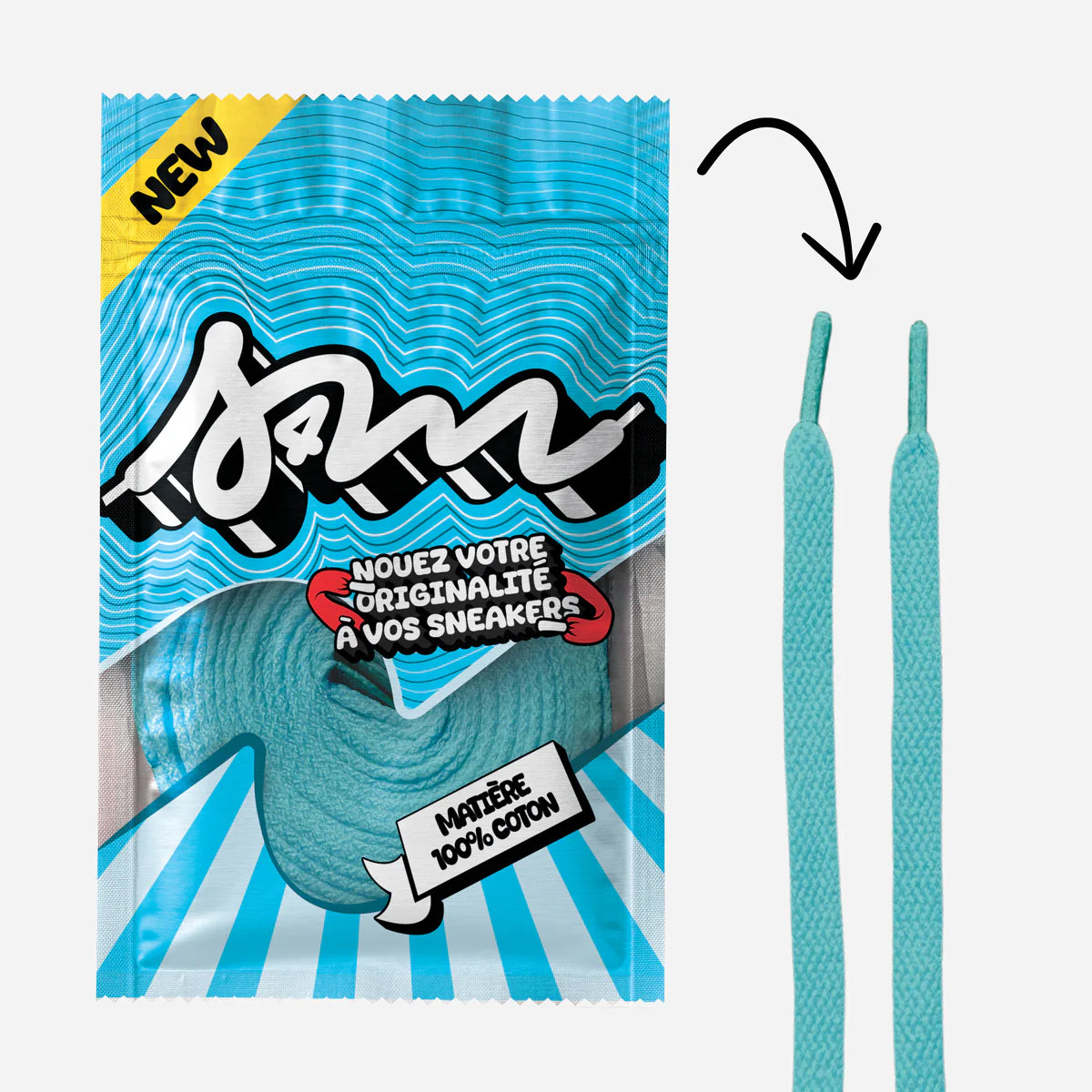 Laces - Sell 4 Me - Classic Uni Lace (Lake Blue)
