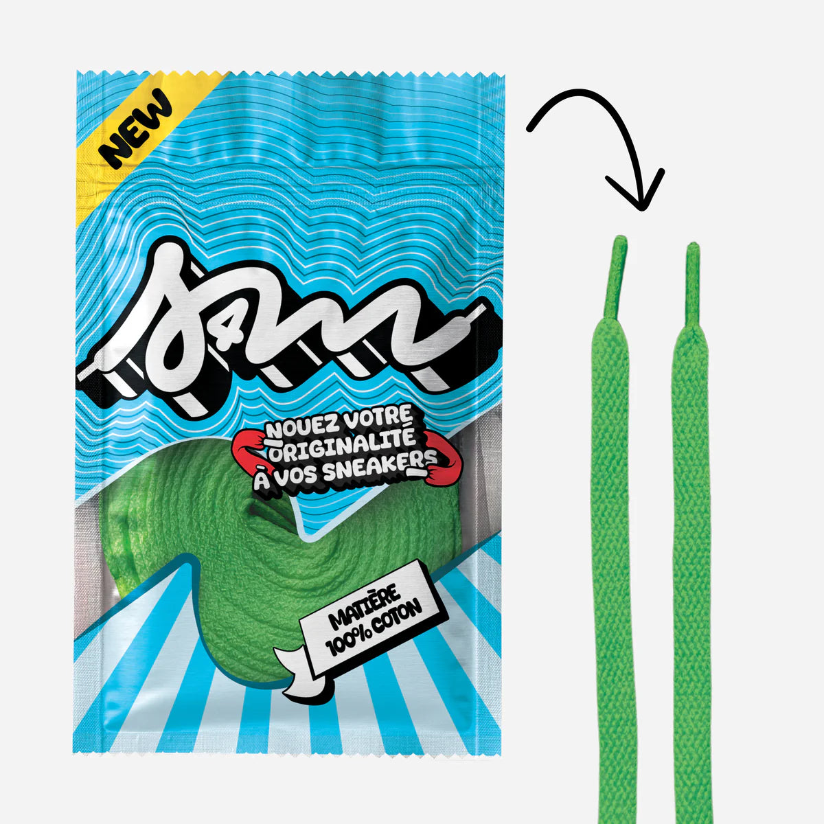 Laces - Sell 4 Me - Classic Uni Lace (Green)