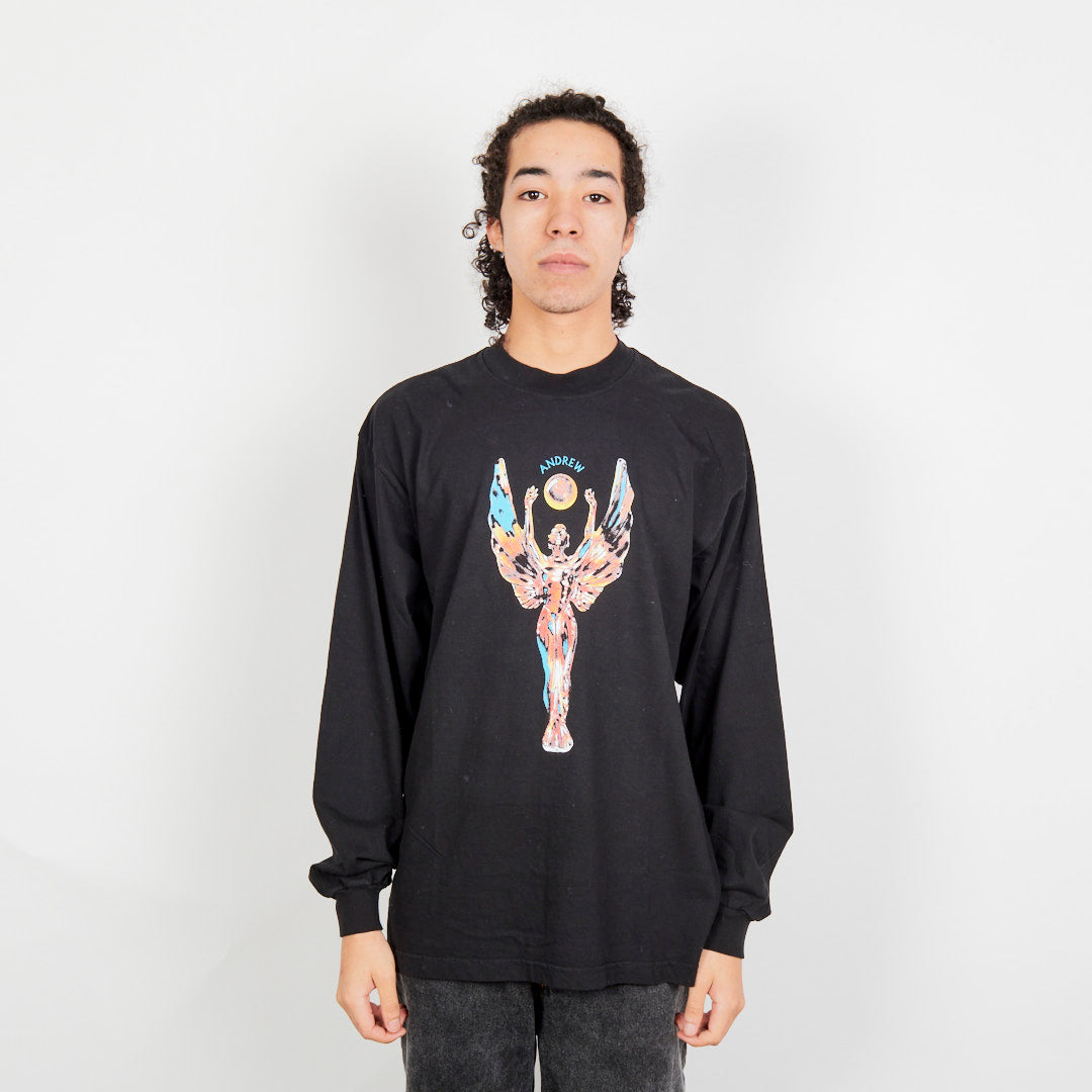 Andrew Trophy LS Tee - Black