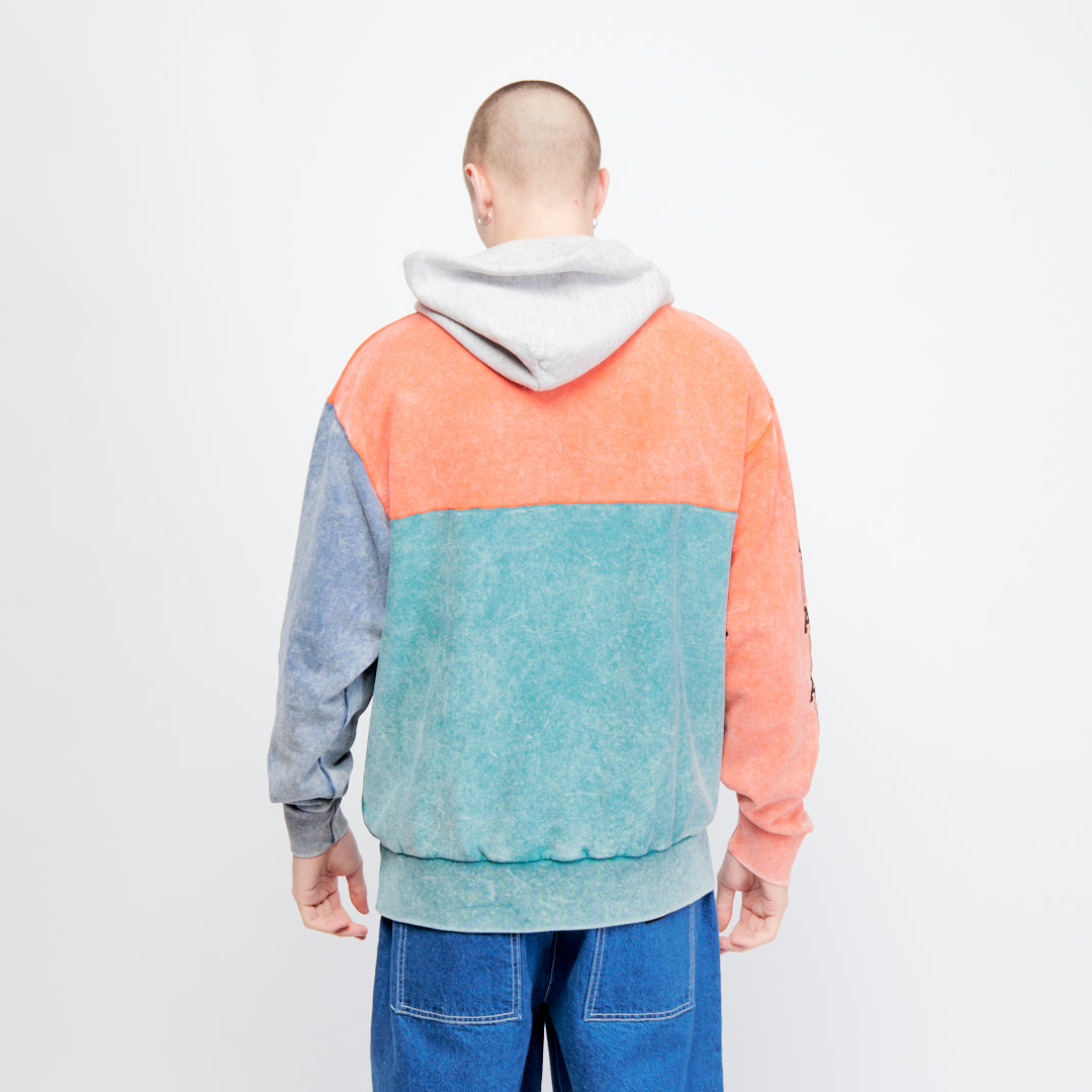 Aries Arise - OD Color block Temple Hoodie (Multi)