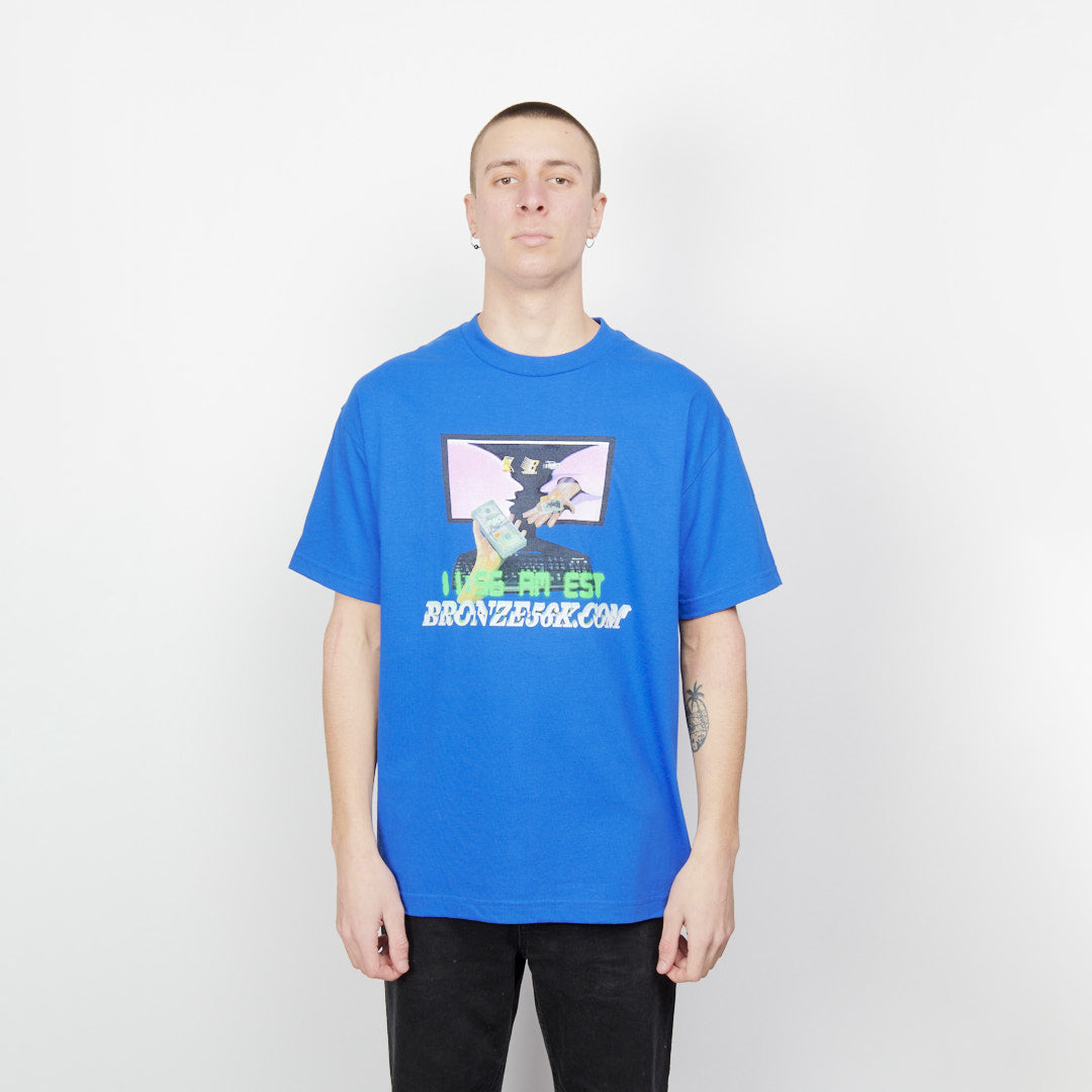 Bronze 56K 11:56AM Tee - Royal Blue