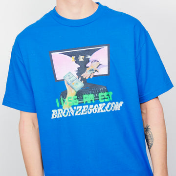 Bronze 56K 11:56AM Tee - Royal Blue