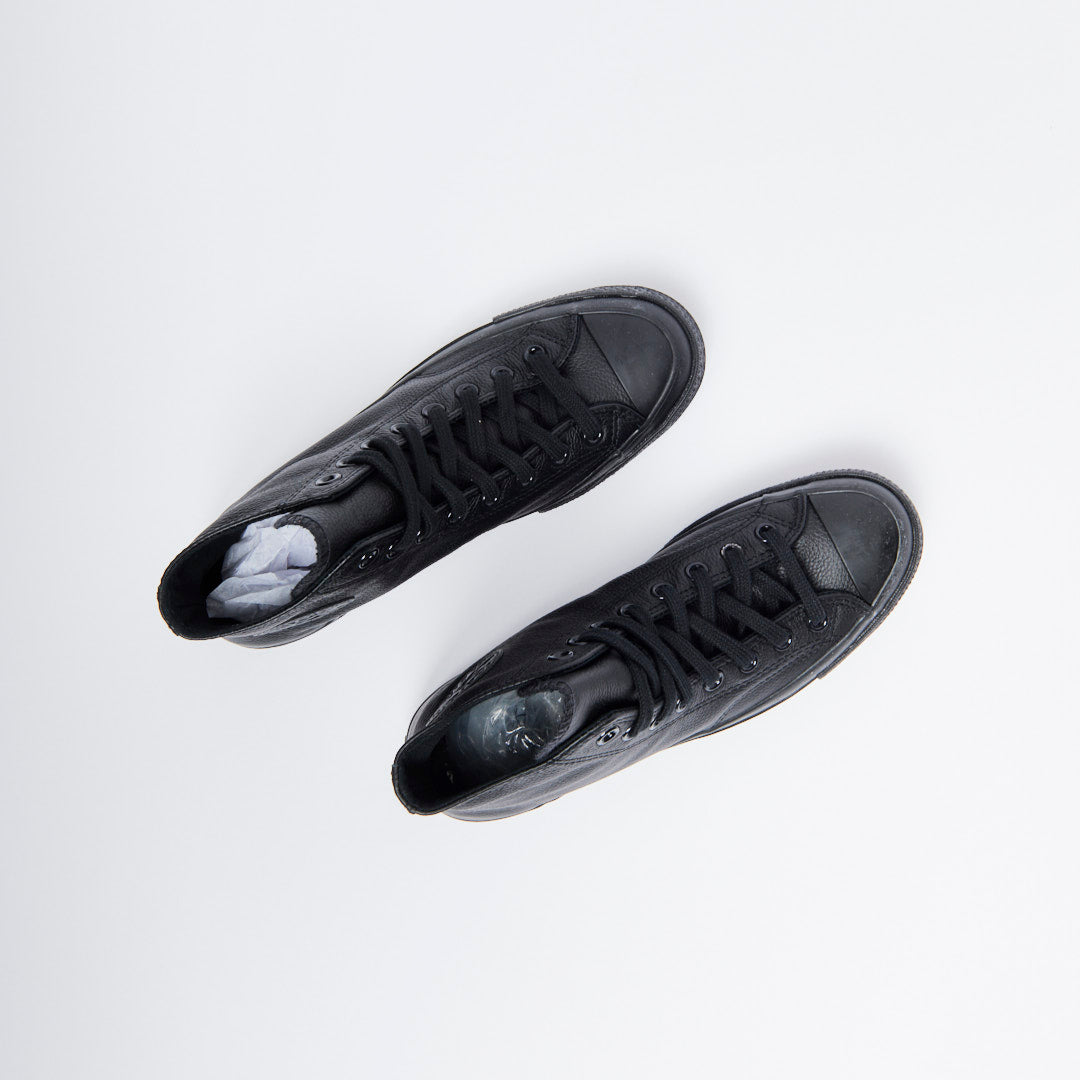 Converse - Chuck 70 Hi Premium Leather (Black/Black/Black)