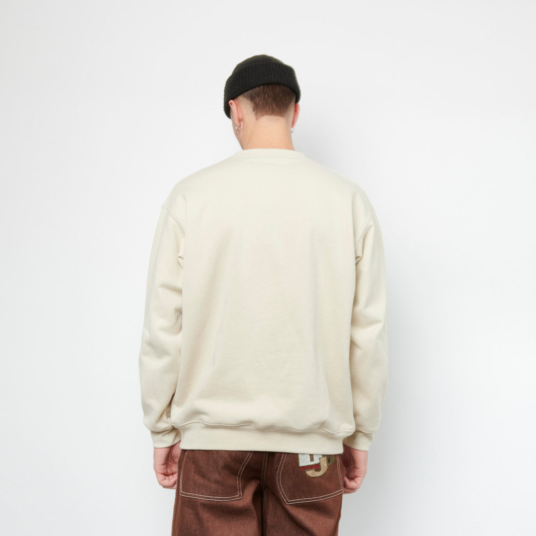 Dime - Classic Small Logo Crewneck (Fog)