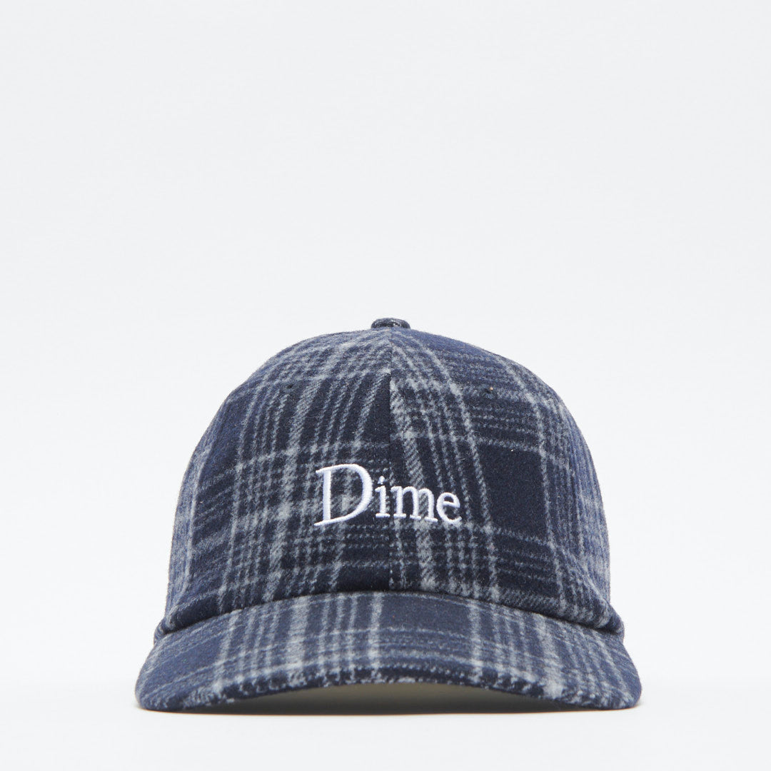 Dime - Classic Wool Cap (Navy Plaid)