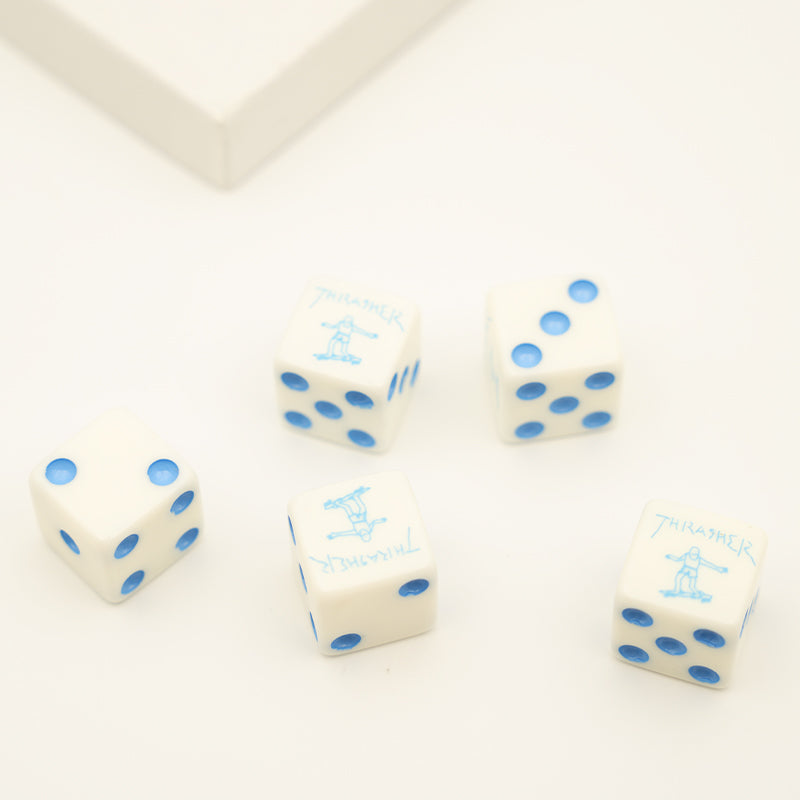 Thrasher "Gonz" Dice Set Blue