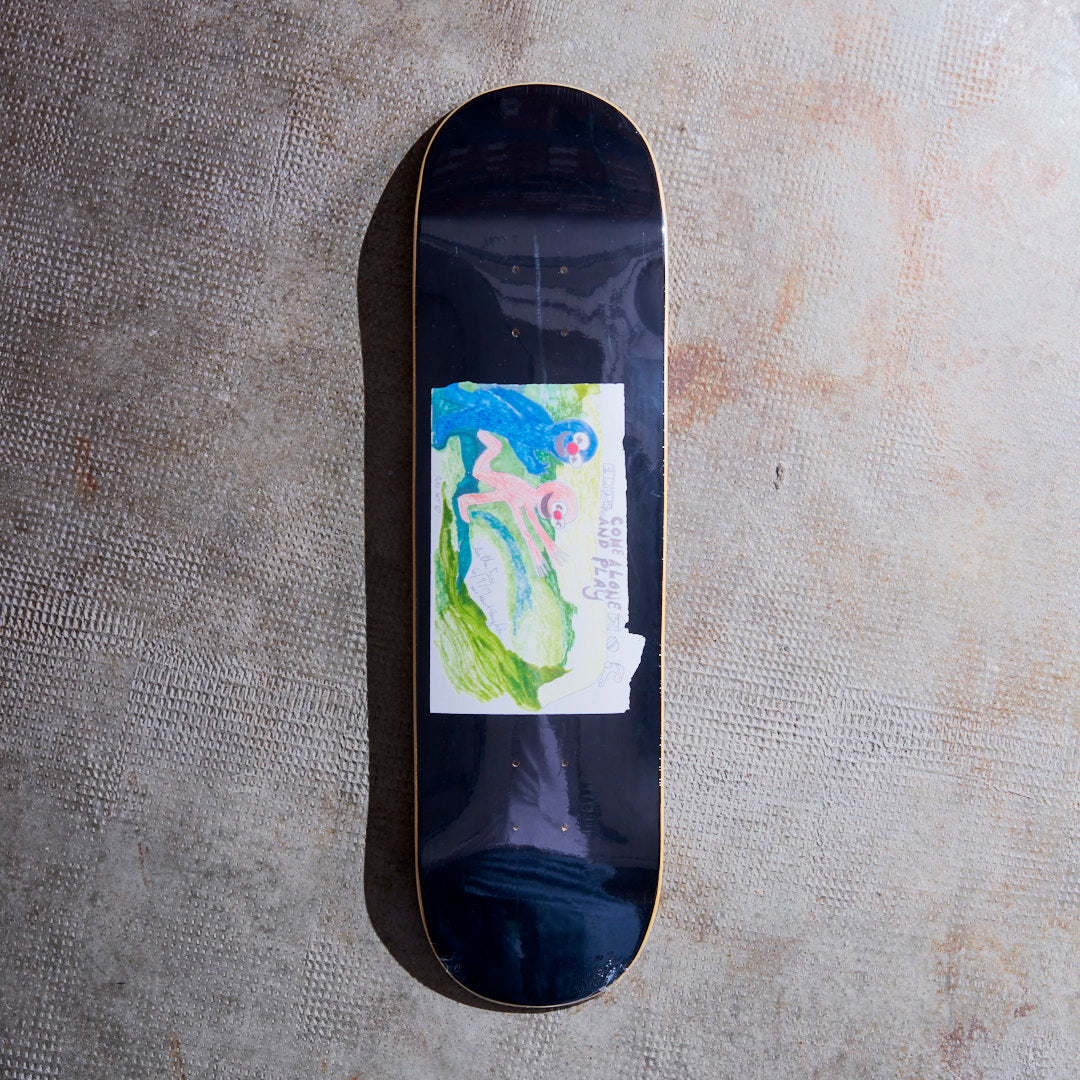 Glue Skateboards - Ostrowski 'Come Alone and Play' Deck (Black)