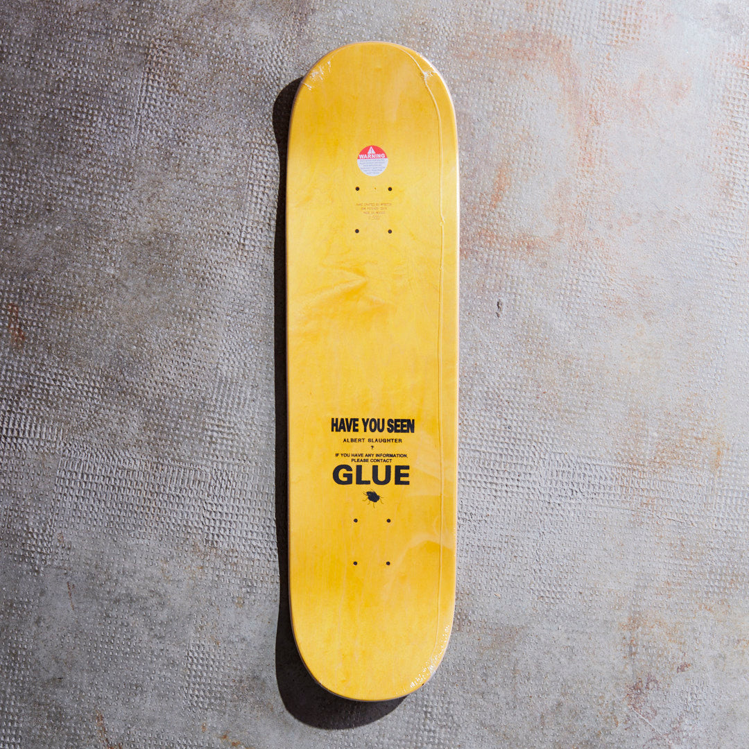 Glue Skateboards - Ostrowski 'Come Alone and Play' Deck (Black)