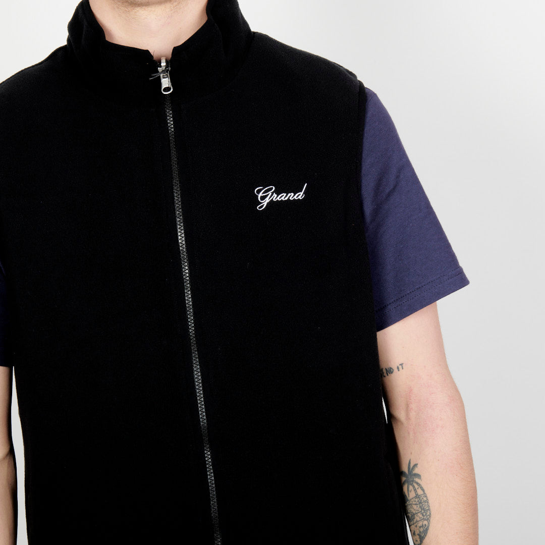 Grand Collection Reversible Vest - Black/Rust