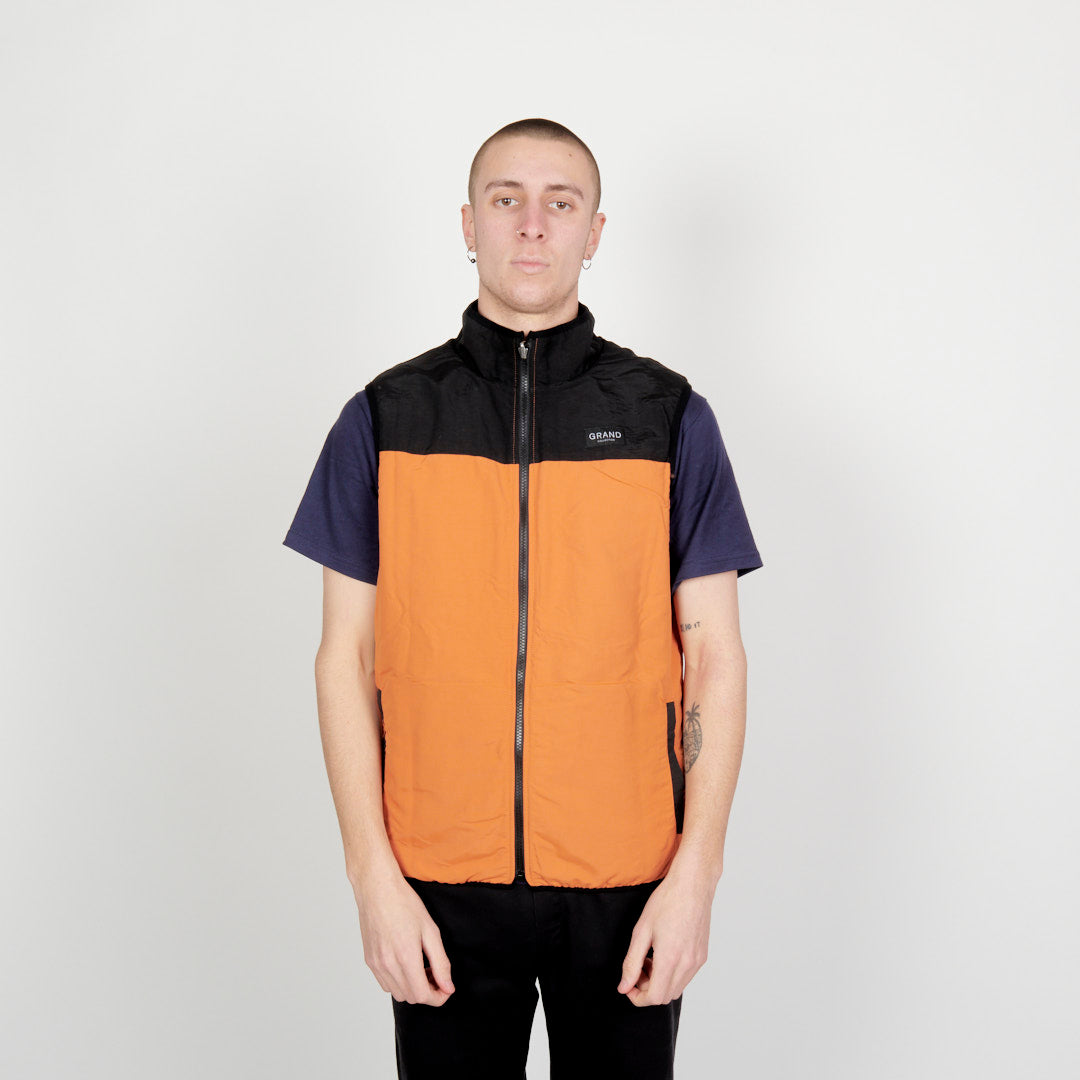 Grand Collection Reversible Vest - Black/Rust