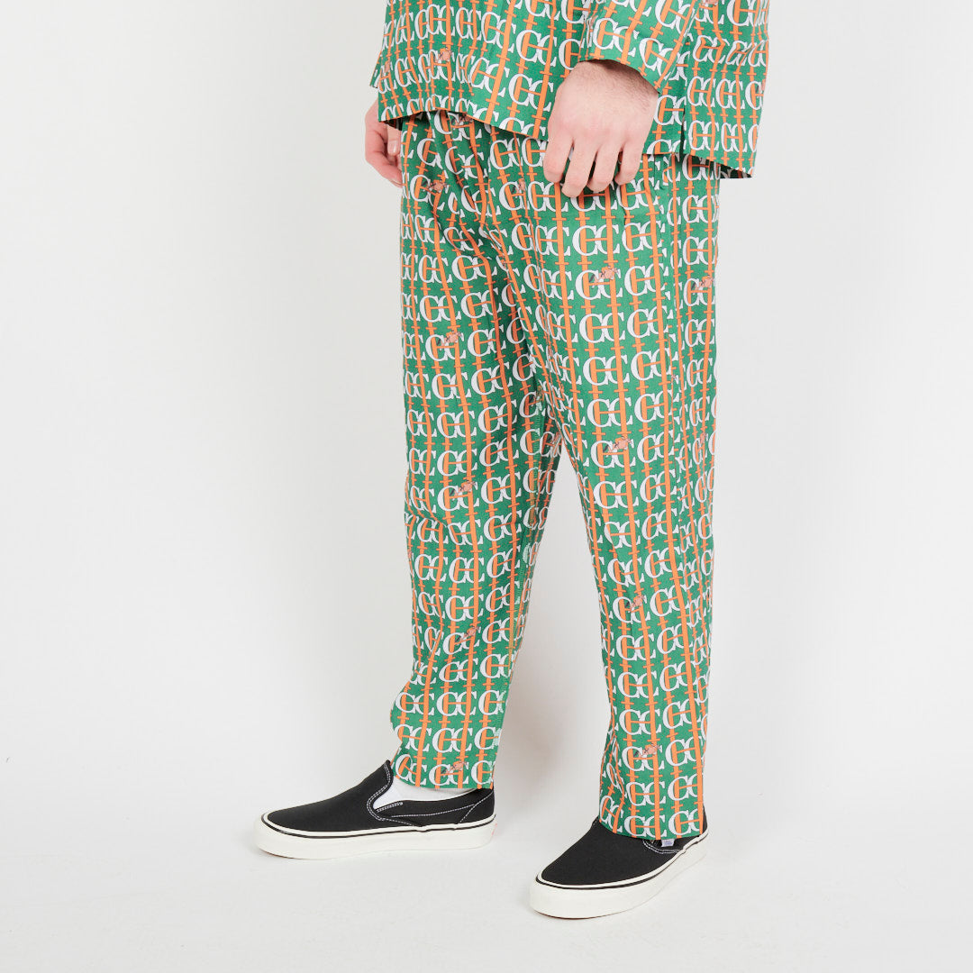 Helas Caps Co Horse Pyjama Pants - Green