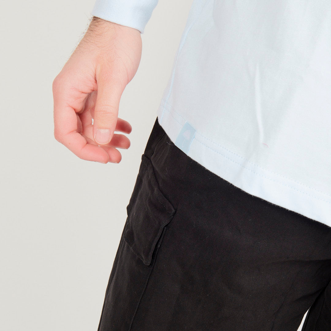 Helas Caps Co UMB LS Tee - Pastel Blue