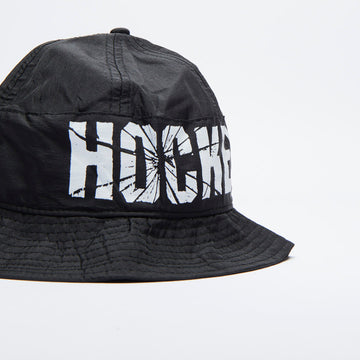 Hockey Skateboards - Crinkle Bell Bucket Hat (Black/White)