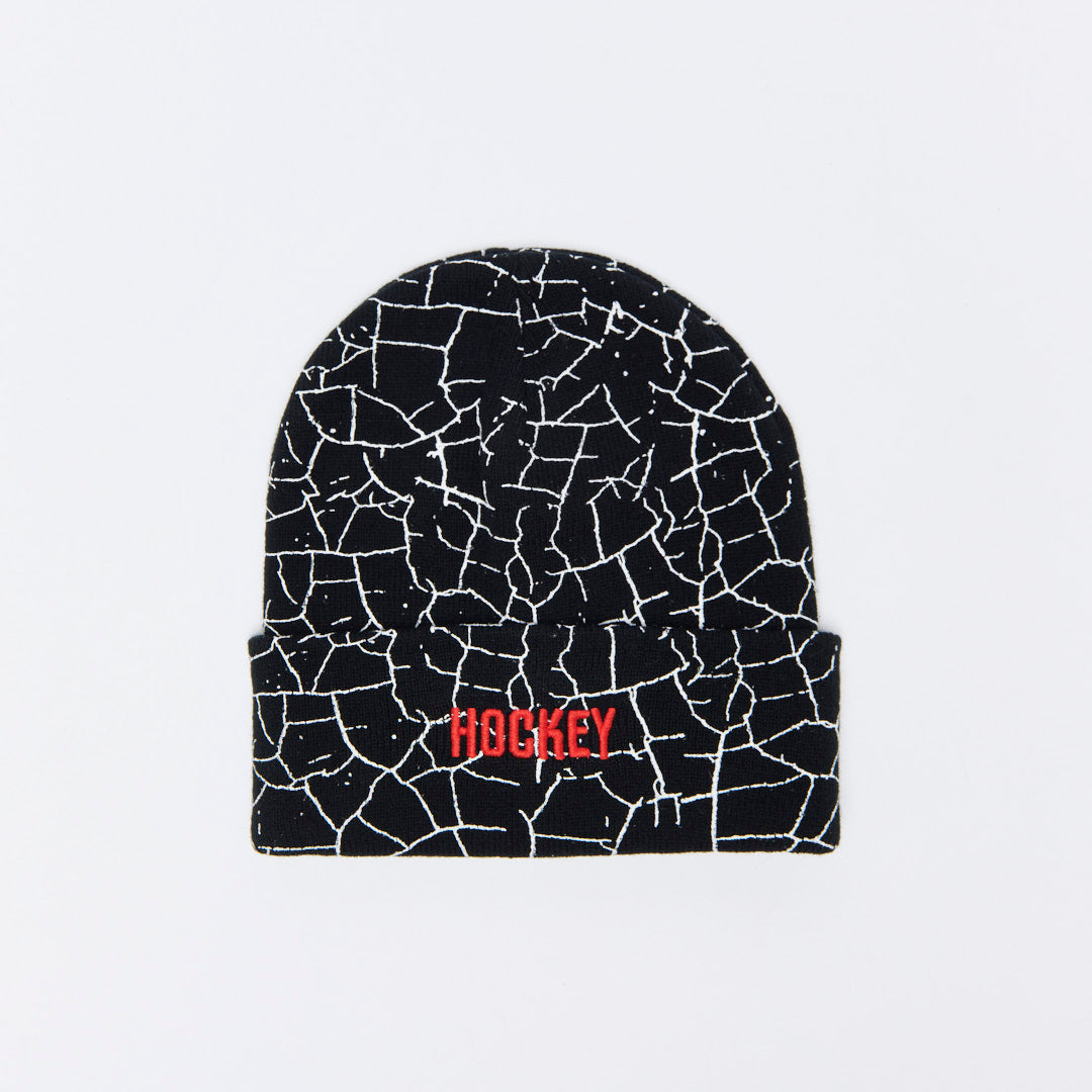 Hockey Skateboards - Crackle Beanie (Black)