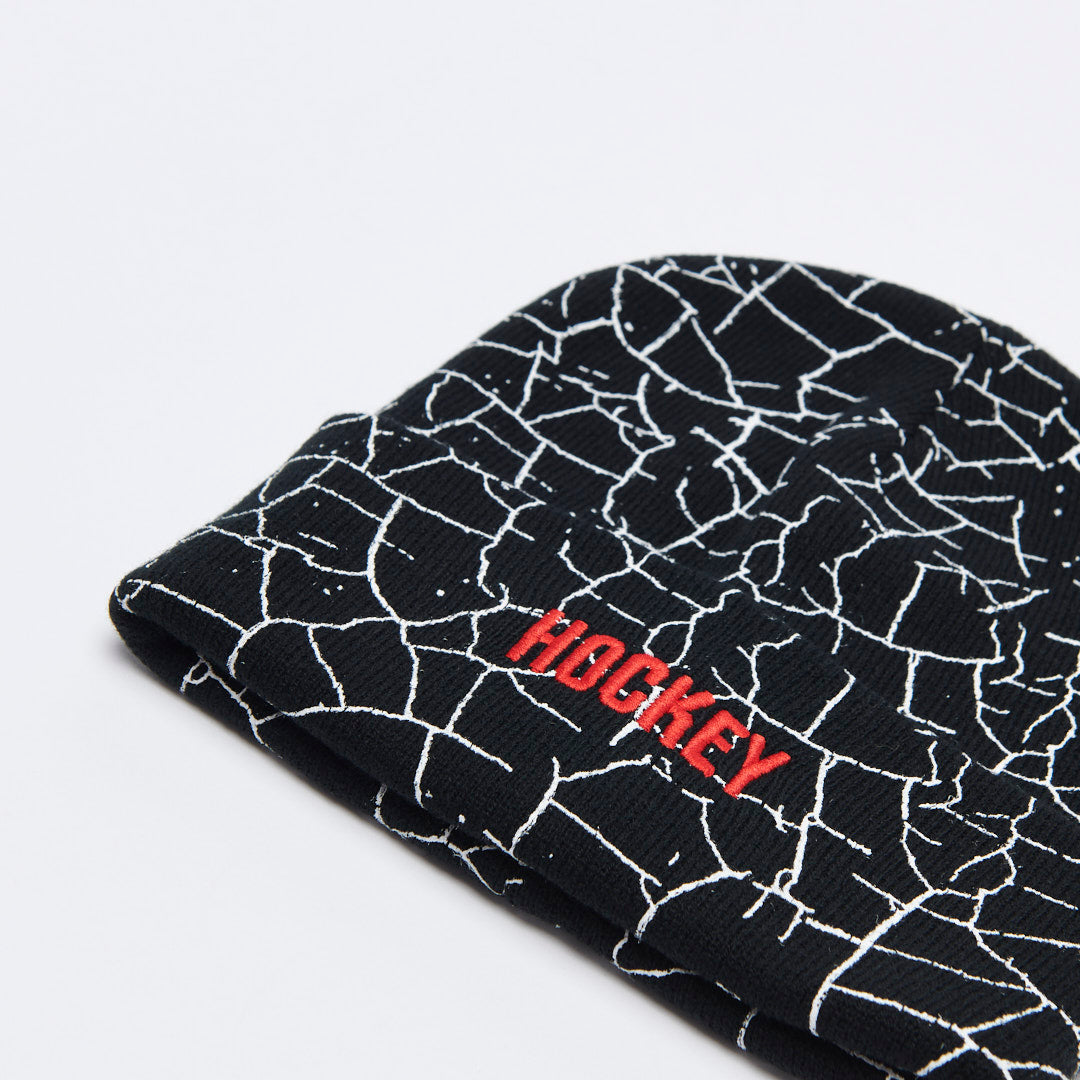 Hockey Skateboards - Crackle Beanie (Black)