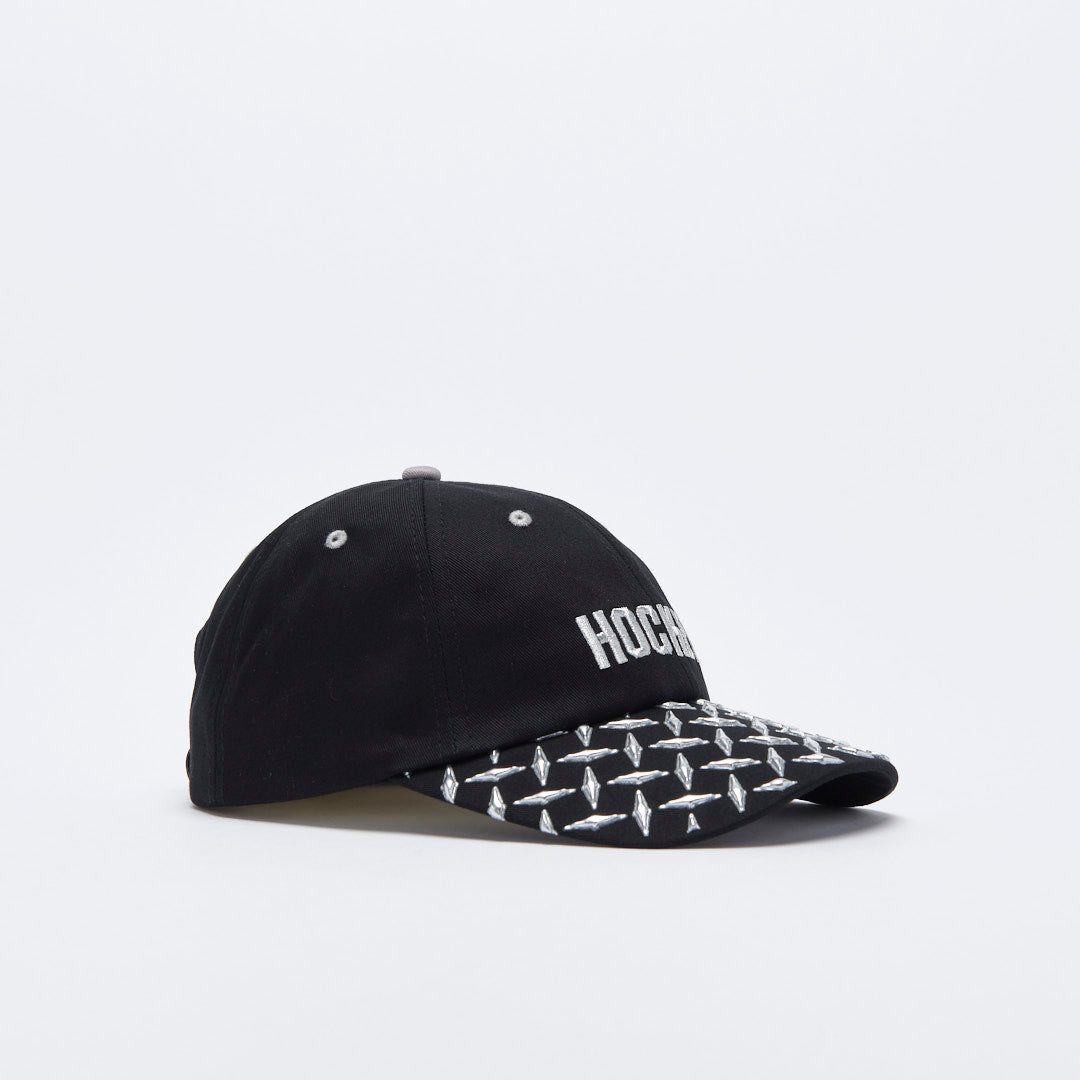 Hockey Skateboards - Diamond Plate Hat (Black/Chrome)