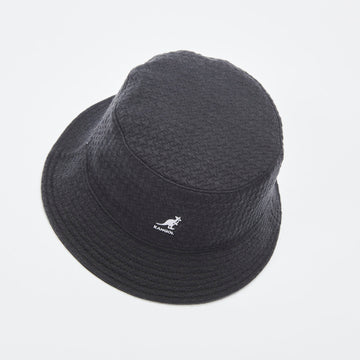 Kangol Embossed Reversible Bucket Black/Black